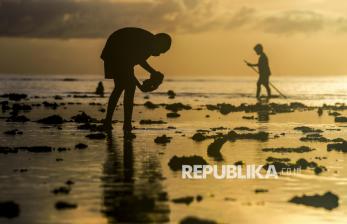 In Picture: Menikmati Pagi di Pantai Tanjung Waka