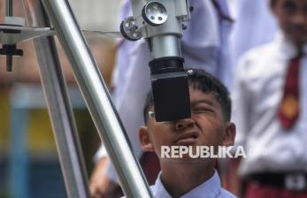 In Picture: Antusiasme Siswa SD Belajar Astronomi Bersama