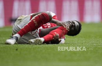 Bukayo Saka akan Absen Bela Arsenal Beberapa Pekan karena Cedera Hamstring