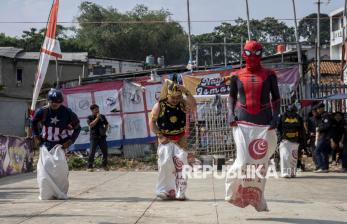 Saat Superhero Tak Mau Ketinggalan Ikut Lomba HUT RI