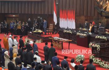 Momen Pelantikan Anggota DPR dan DPD Periode 2024-2029