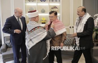 JK Terima Kunjungan Grand Imam Masjid Al-Aqsa, Bahas Penguatan Bantuan Kemanusiaan