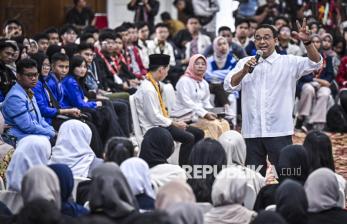 In Picture: Anies dan Cak Imin Jadi Pembicara di Forum OSIS DKI Jakarta