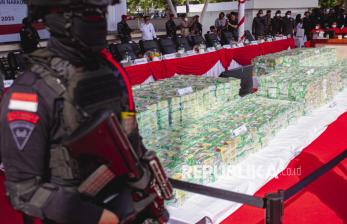 In Picture: 2 Ton Sabu Dimusnahkan dalam Pesta Rakyat Antinarkoba