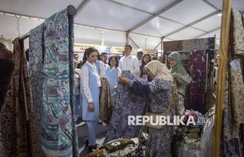 Istri Wapres Selvi Ananda Tinjau Produk UMKM Indramayu