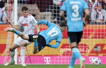 Kalahkan Cologne, Leverkusen Kokoh di Puncak Klasemen Bundesliga