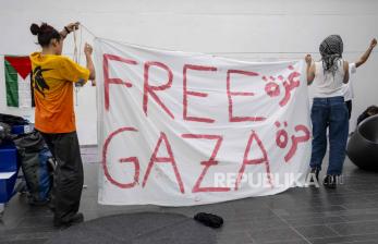 In Picture: Aksi Dukungan untuk Palestina Meluas di Kampus-Kampus Swiss