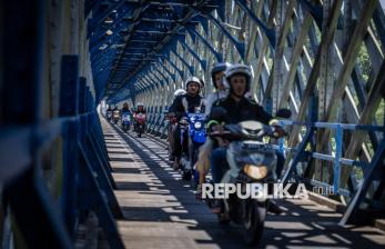 Jembatan Cirahong Jadi Jalur Alternatif Pemudik Ciamis-Tasikmalaya