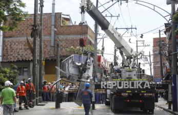 In Picture: Kecelakan Gondola di Kolombia, 1 Orang Tewas dan Puluhan Terluka