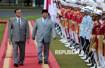 In Picture: Presiden Prabowo Terima Kunjungan Kenegaraan PM Jepang di Istana Bogor