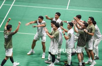 Kalahkan Malaysia, Tim Bulu Tangkis Putra Indonesia Raih Medali Emas