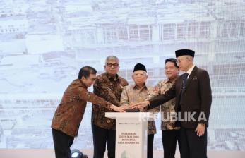 Wapres Maruf Amin Resmikan Gedung Landmark BSI Aceh