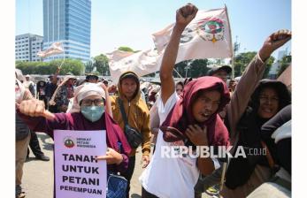 Petani Gelar Aksi di DPR, Desak RUU Reforma Agraria Berpihak pada Rakyat