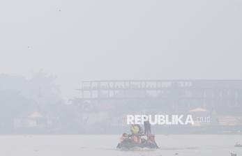 Kabut Asap Karhutla Selimuti Palembang, Kualitas Udara Masuk Kategori Sangat Tidak Sehat