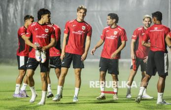 Mauro Zijlstra Ikuti Latihan Bersama Timnas Indonesia Jelang Laga FIFA Matchday
