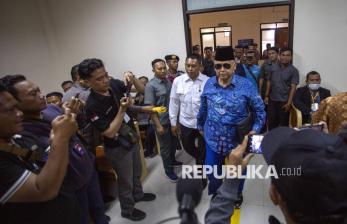 In Picture: Panji Gumilang Jalani Sidang Perdana Kasus Pencucian Uang