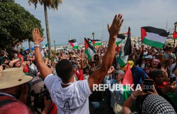 Aktivis Global Sumud Flotilla Tiba di Tunisia, Siap Berlayar Menembus Blokade Gaza