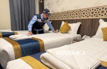 In Picture: Pengecekan Kamar Hotel untuk Jamaah Calon Haji di Madinah