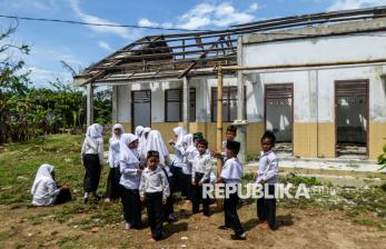 In Picture: Penampakan Madrasah di Pandeglang yang Minim Prasarana Pendidikan 