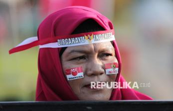 Antusiasme Warga Saksikan Kirab Bendera Pusaka Merah Putih