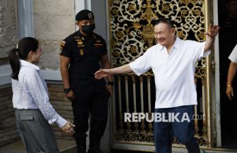Mantan PM Thailand Thaksin Shinawatra Hirup Udara Bebas setelah Delapan Bulan Dipenjara