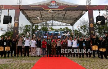 In Picture: Deklarasi Kampanye Damai Pilkada di Aceh Besar