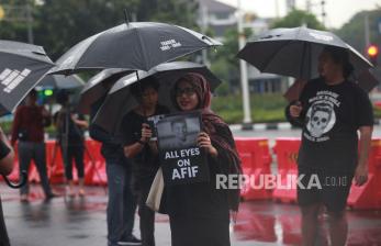 In Picture: Aksi Kamisan ke-821 Soroti Kasus Kematian Afif Maulana