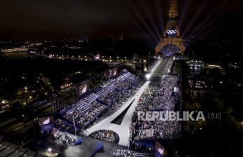 Deretan Momen Kemeriahan Upacara Pembukaan Olimpiade Paris 2024