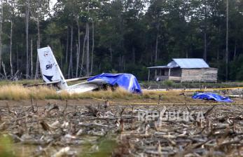 In Picture: Pesawat Perintis Jatuh di Gorontalo, Empat Penumpang Meninggal Dunia