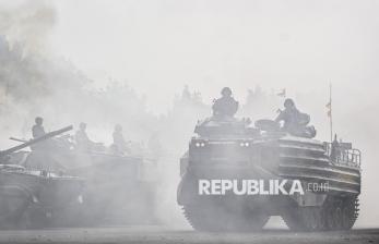 12 Ranpur Amfibi AAV M-35 Perkuat Korps Marinir TNI AL