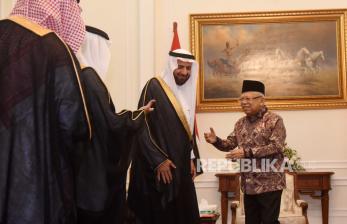 In Picture: Wapres Menerima Menteri Urusan Haji dan Umrah Arab Saudi