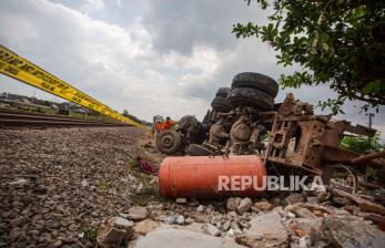 Truk Molen Tabrak KA Taksaka di Bantul, Tidak Ada Korban Jiwa