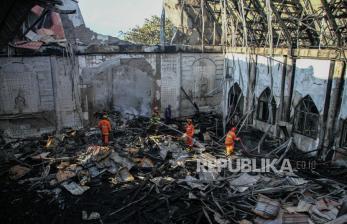 In Picture: Bangunan Gereja dan Sekolah di Palangka Raya Kebakaran