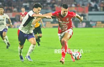 In Picture: Gol Boris Kopitovic Selamatkan Bali United dari Kekalahan