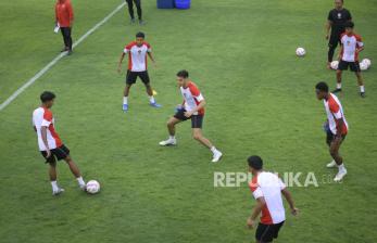 In Picture: Melihat Latihan Resmi Timnas Indonesia U-20 Jelang Kualifikasi Piala Asia 2025