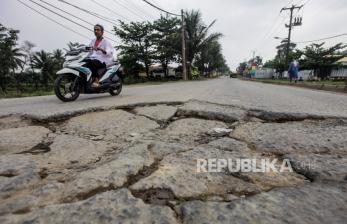 Jalan ke Telaga Ngebel Rusak, DPUPKP Ponorogo: Belum Ada Anggaran Perbaikan