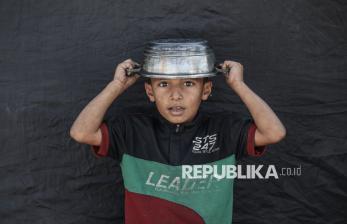 Potret Muram Anak Gaza di Kamp Pengungsi Bureij