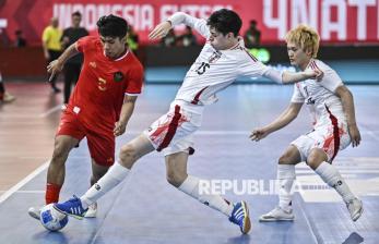 In Picture: Gol Tunggal Samuel Eko Bawa Timnas Futsal Indonesia Kalahkan Jepang