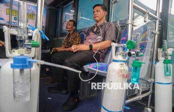 Mobil Oksigen Gratis Keliling Bantu Warga Palangka Raya Terdampak Asap Karhutla