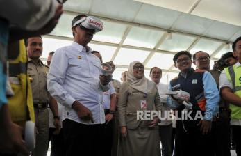 Pj Gubernur DKI Jakarta Tinjau Progres Pembangunan LRT