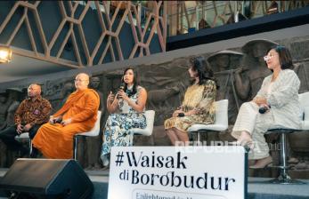 In Picture: Perayaan Waisak, InJourney Targetkan 50 Ribu Orang Datang ke Candi Borobudur