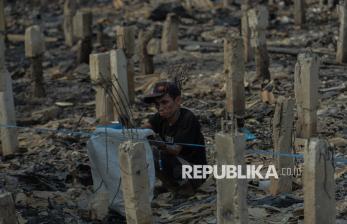 Gubernur Pramono Prihatin Kebakaran Besar Melanda Kapuk Muara