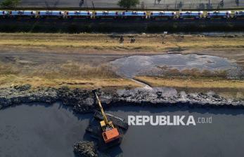 Tanggul Lumpur Lapindo Diperkuat, Antisipasi Rembesan Akibat Penurunan Tanah