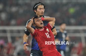 In Picture: Sederet Momen Perjuangan Timnas Indonesia saat Lawan Jepang