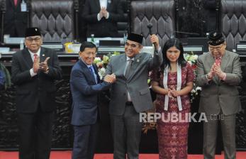 MPR Gelar Sidang Paripurna, Setujui Ahmad Muzani Sebagai Ketua MPR RI 2024-2029