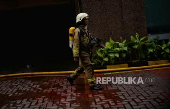 In Picture: Kebakaran di Kompleks Gedung Kemenkum HAM Jakarta