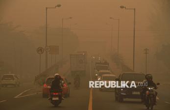Berbulan-bulan Diselimuti Kabut Asap, Kualitas Udara Palangka Raya Masuk Kategori Berbahaya