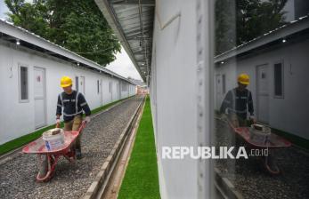 Begini Penampakan Huntara untuk Warga Bantaran Rel di Kawasan Senen