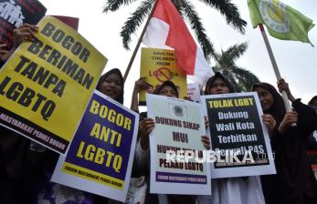 Seruan Penolakan LGBT Menggema di Balai Kota Bogor
