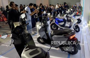 Kemenhub Uji Sepeda Motor Listrik Konversi Secara Massal